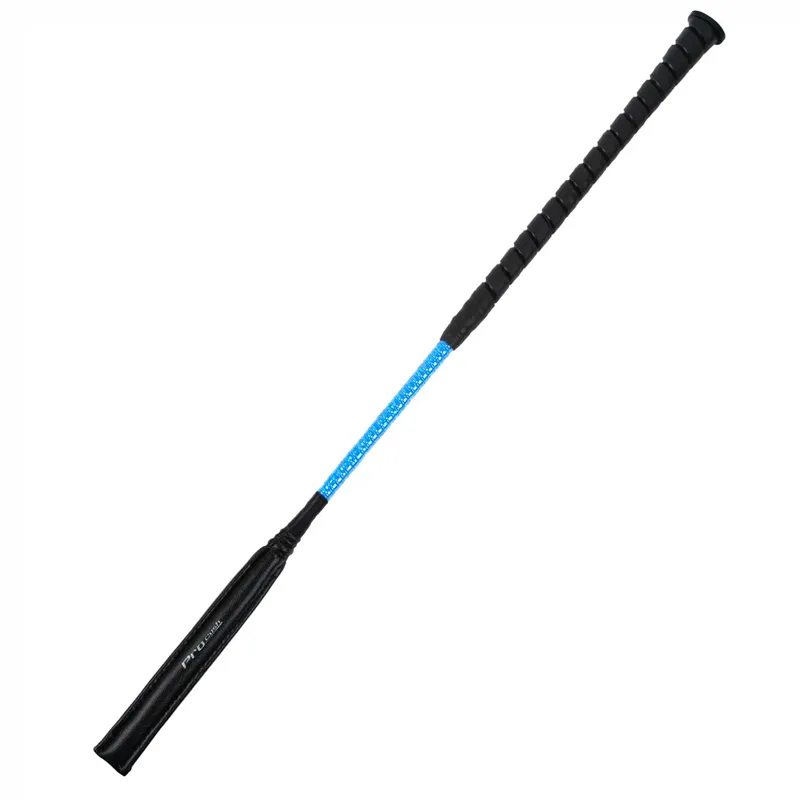 Dever Rider ProCush Flat Race Whip - Light Blue