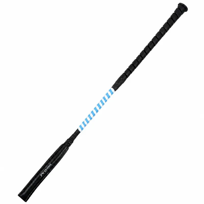 Dever Rider ProCush Flat Race Whip - Light Blue/White