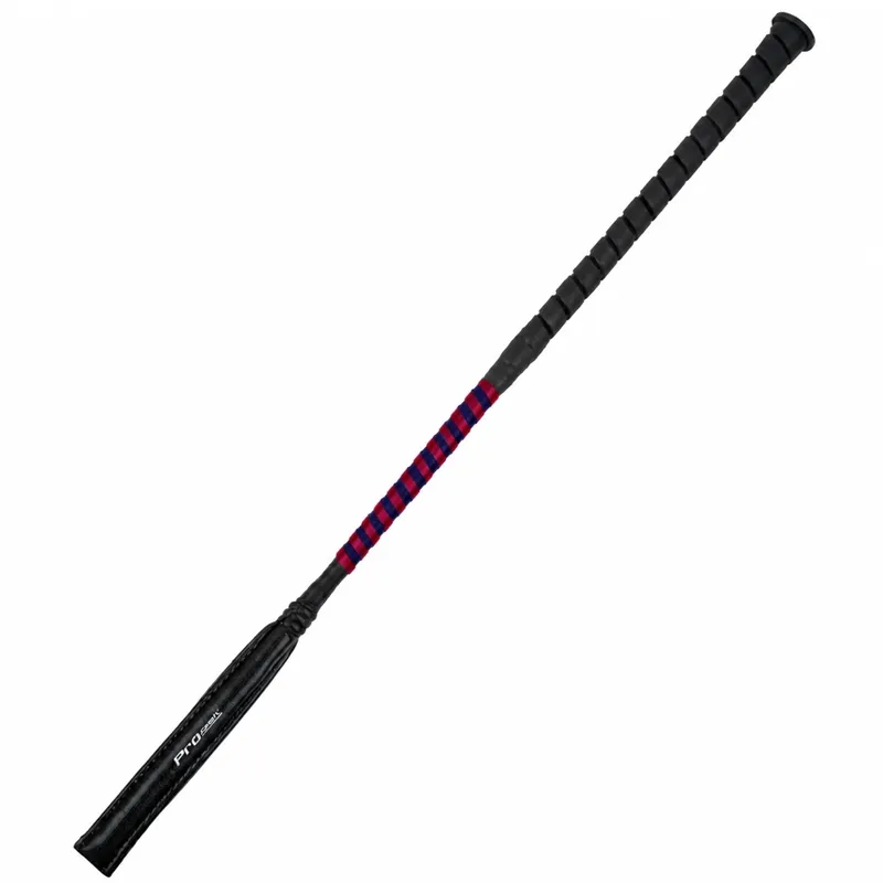 Dever Rider ProCush Flat Race Whip - Navy/Red