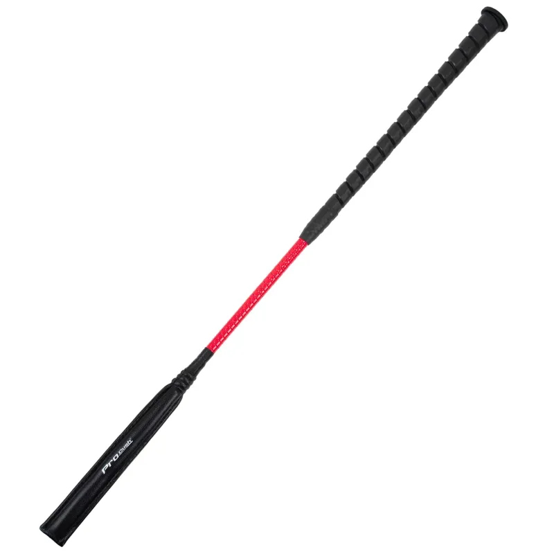 Dever Rider ProCush Flat Race Whip - Red