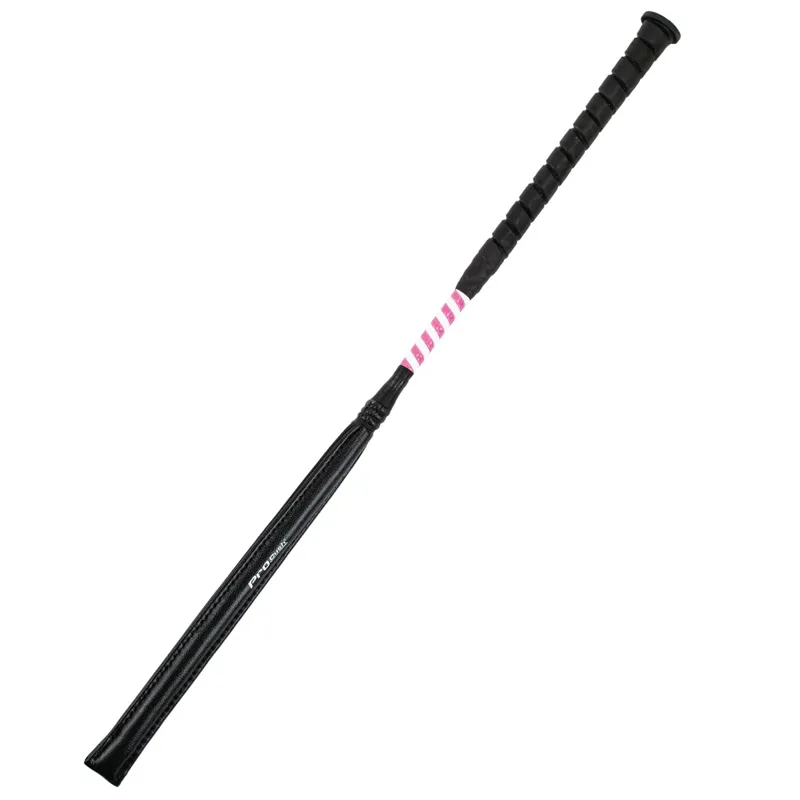 Dever Rider ProCush National Hunt Race Whip - Pink/White