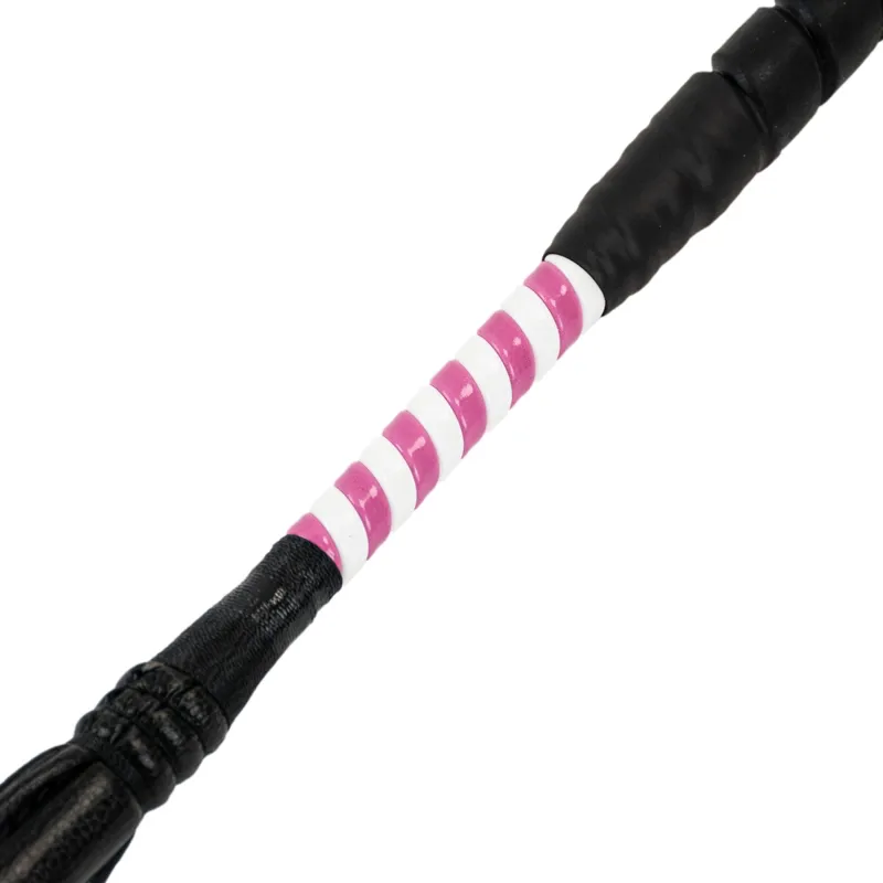 Dever Rider ProCush National Hunt Race Whip - Pink/White-1