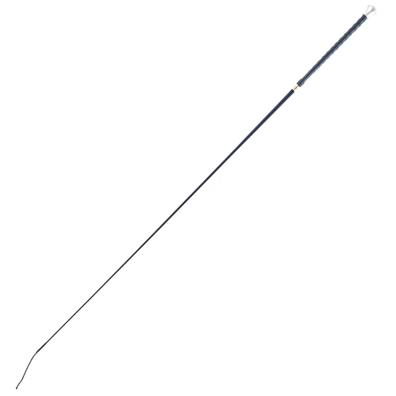 Dever Rider 15 Metal Top Dressage Whip - Navy