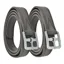 Dever Classic Curved Buckle Leather Covered Soft Stirrup Leathers - Brown
