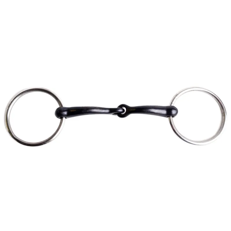 Dever Sweet Iron Curved Single Jointed Loose Ring Snaffle Bit