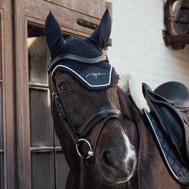 Dyon Diamond Fly Bonnet - Navy