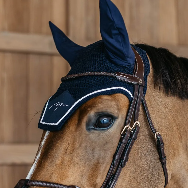 Dyon Diamond Fly Bonnet - Navy-2