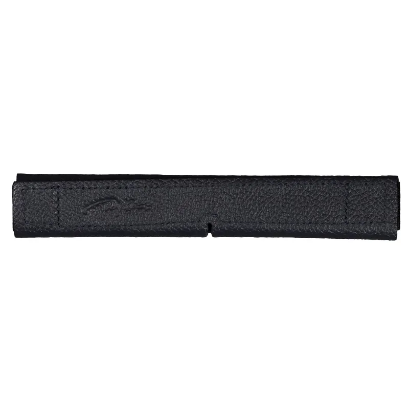 Dyon Leather Padded Curb Chain Cover with Neoprene - Black