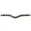 Dy'on New English Swarovski V-Shape Browband - Brown/Gold