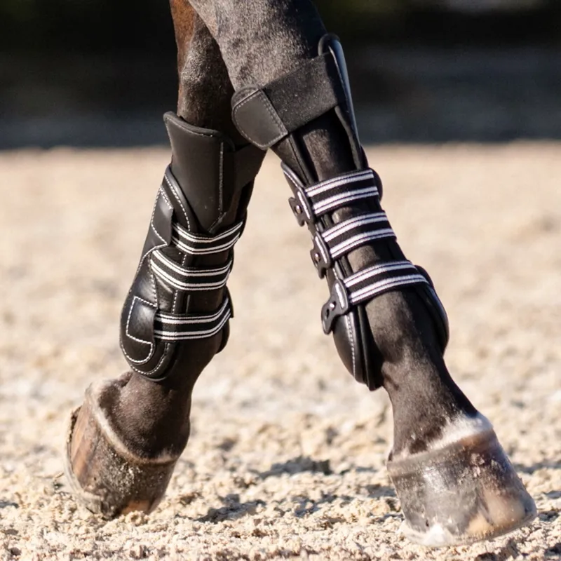 EquiFit ImpacTeq Knock Knee Front Boot Replacement Liners - Black-1