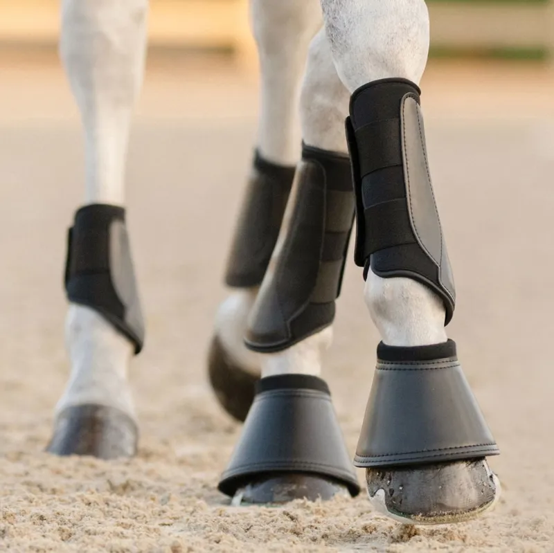 EquiFit Essential EveryDay Front Boots - Black/Black-3