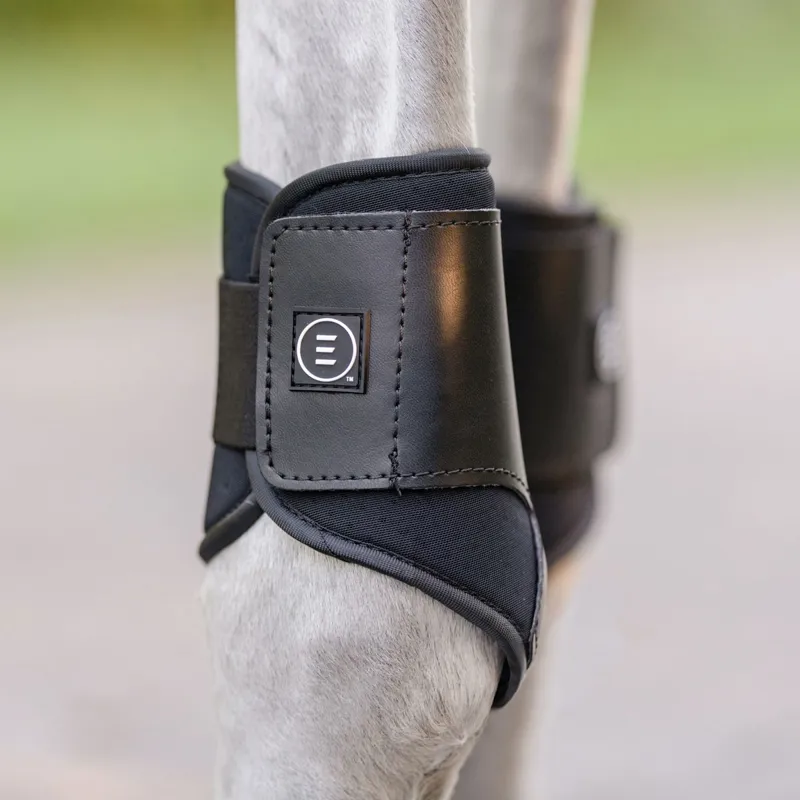 EquiFit Essential EveryDay Fetlock Boots - Black/Black-2