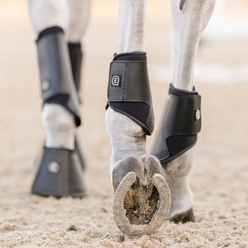 EquiFit Essential EveryDay Fetlock Boots - Black/Black-3