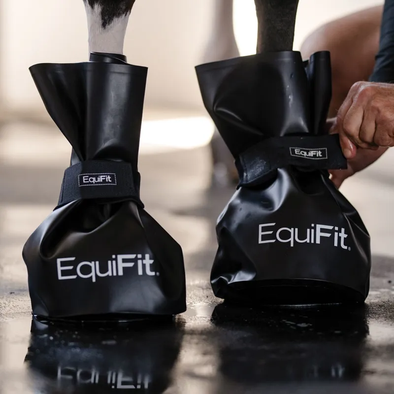 EquiFit EasyIce Ice Boot - Black-2