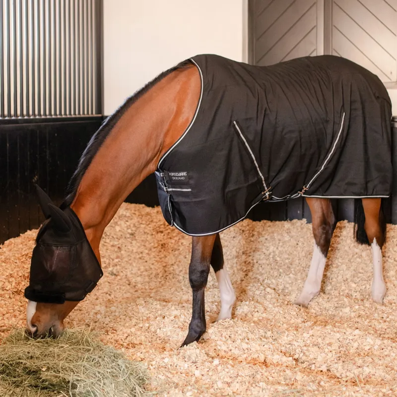 EquiFit EquiLenz 3-in-1 Fly Mask - Black-5