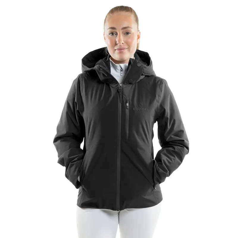 EQUIDRY Iris Women's Waterproof Riding Jacket - Black
