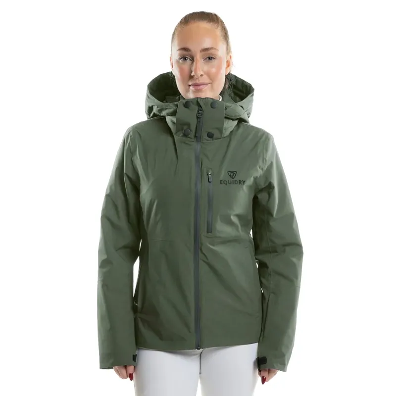 EQUIDRY Iris Women's Waterproof Riding Jacket - Green