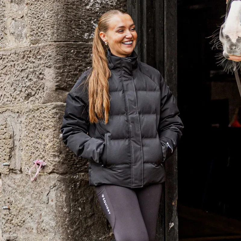 EQUIDRY Talia Waterproof Women's Puffer Jacket - Black-1
