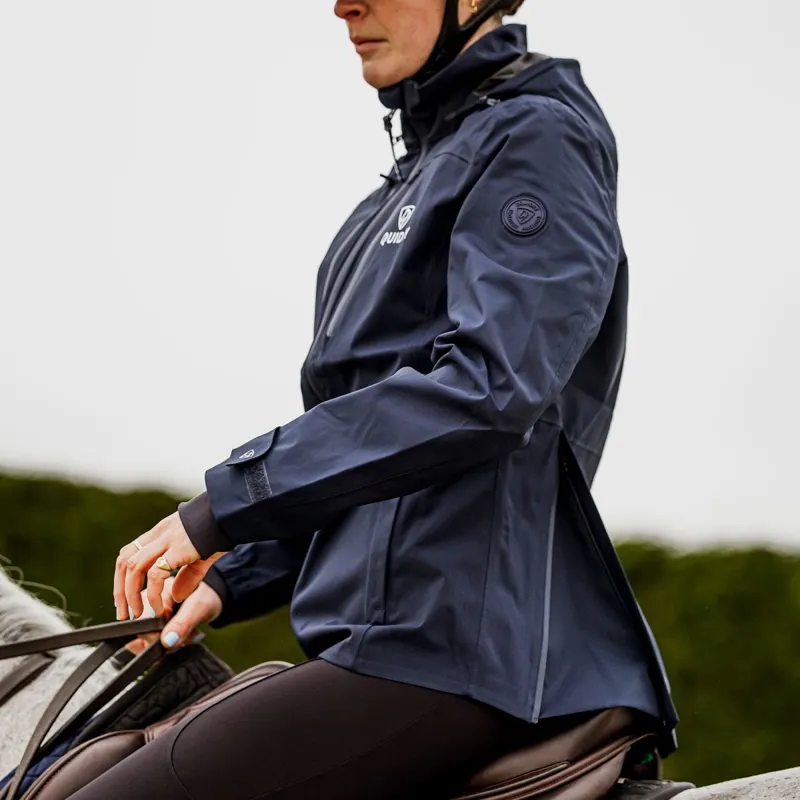 Equidry Varsha Junior Girls Waterproof Jacket - Navy-7