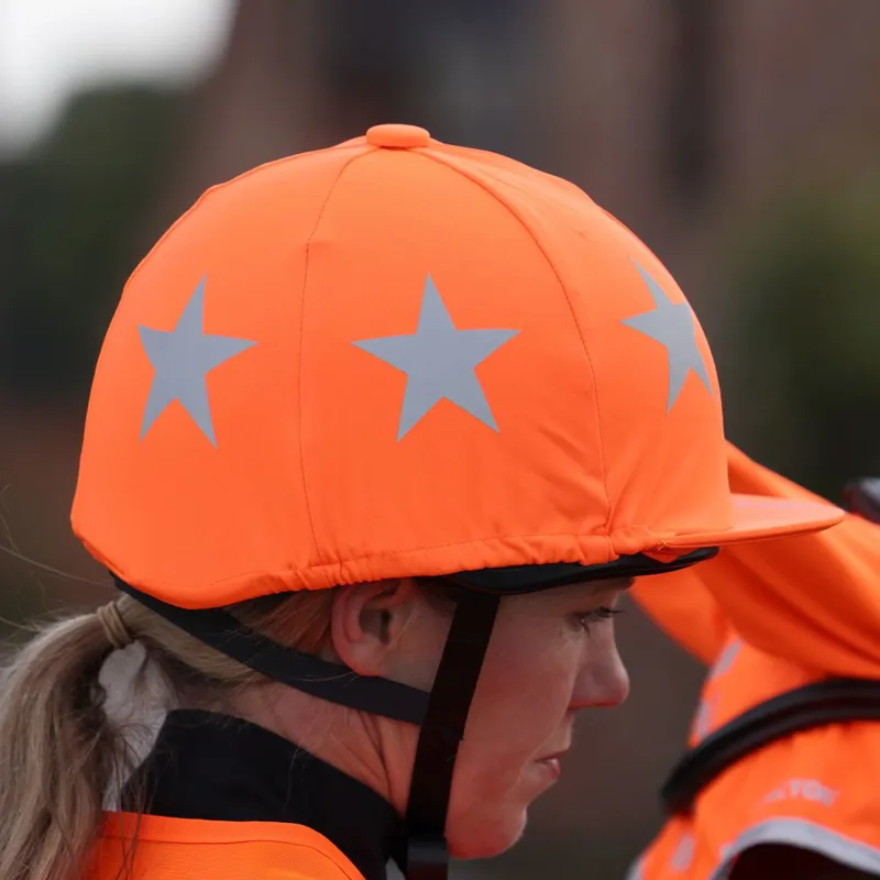 EQUI-FLECTOR Helmet Cover - Orange