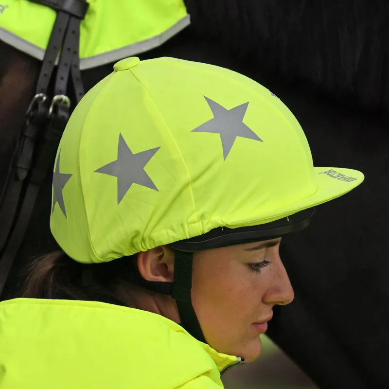 EQUI-FLECTOR Helmet Cover - Yellow
