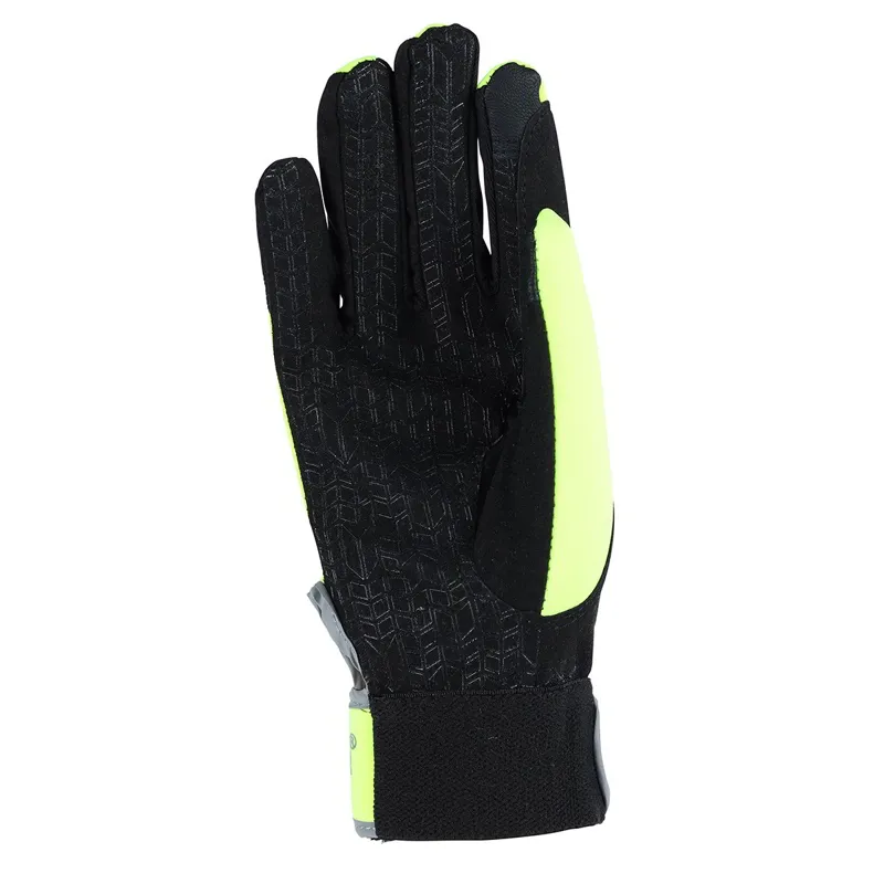 EQUI-FLECTOR Adults Riding Gloves - Yellow-4