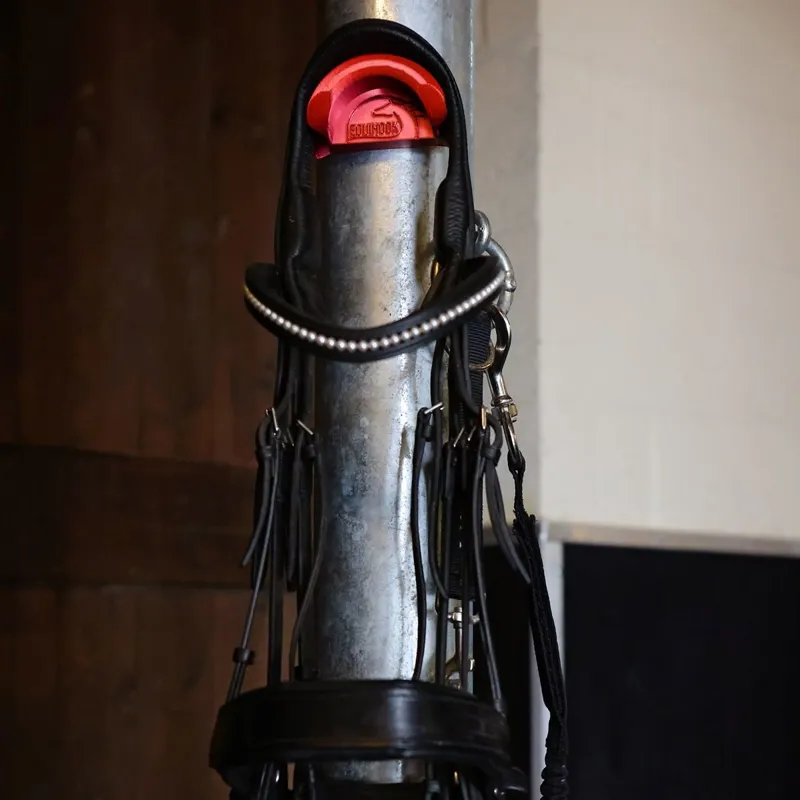 EquiHook Magnetic Bridle Hook - Shiny Red-4