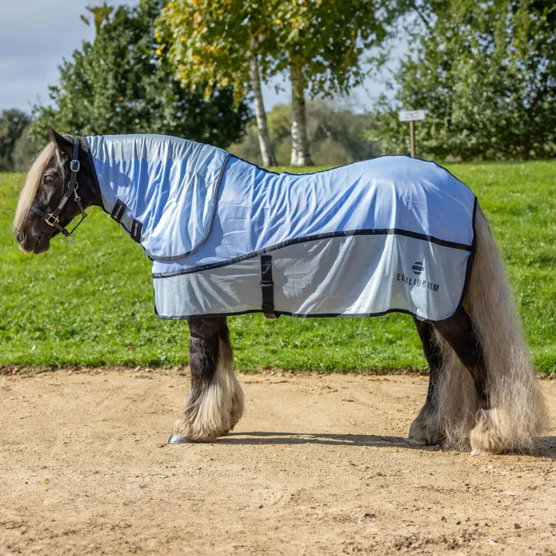Equilibrium Quick Chill Detachable Neck Cooling Sheet - Light Blue-1