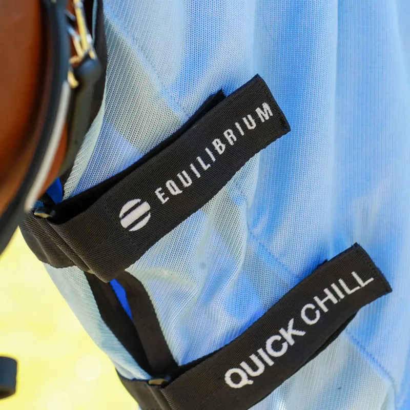 Equilibrium Quick Chill Detachable Neck Cooling Sheet - Light Blue-5