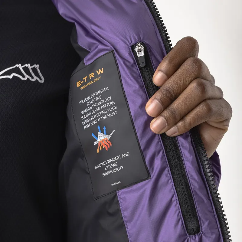 Equiline Caiety Women's Ripstop Padded Jacket - Patrician Purple-6