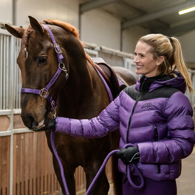 Equiline Caiety Women's Ripstop Padded Jacket - Patrician Purple-8