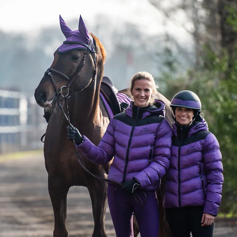 Equiline Caiety Women's Ripstop Padded Jacket - Patrician Purple-9