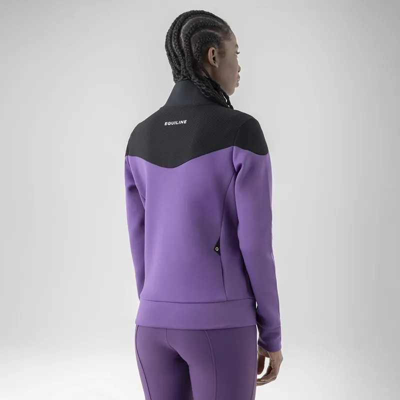 Equiline Cartac Womens Technical Sweatshirt - Patrician Purple-1