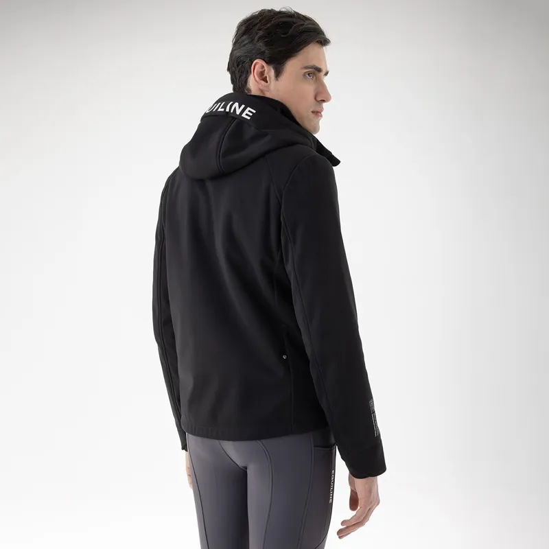 Equiline Ceeka Men's Soft Shell Jacket - Black-1