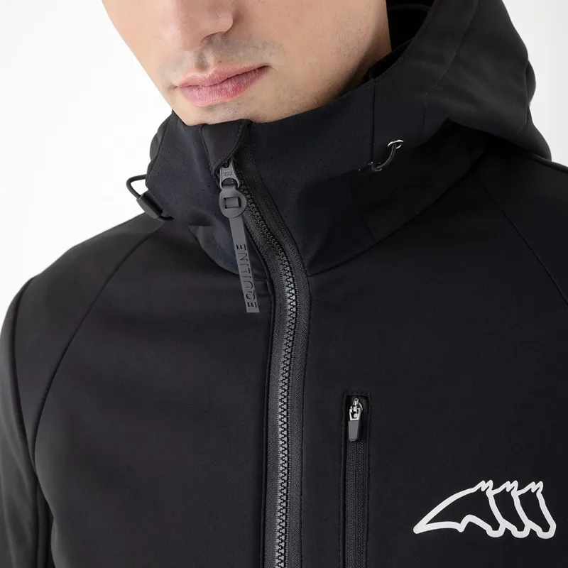Equiline Ceeka Men's Soft Shell Jacket - Black-2