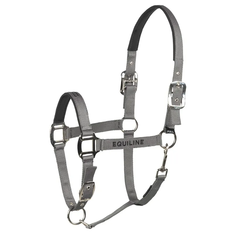 Equiline Cuates Halter and Lead Rope - Sleet Grey
