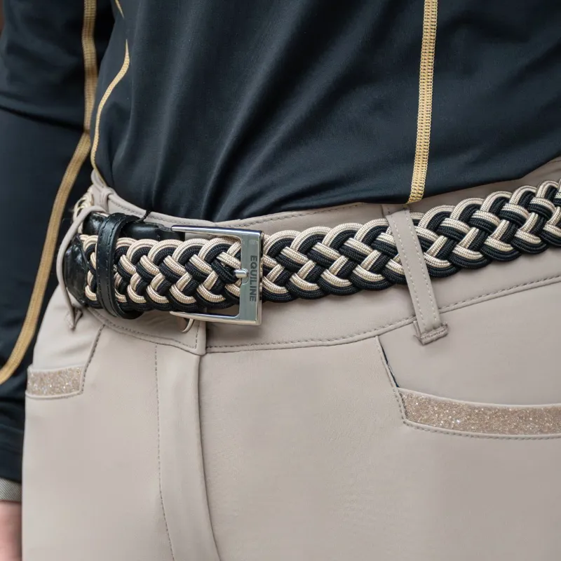 Equiline Cumiec Braided Belt - Black-2