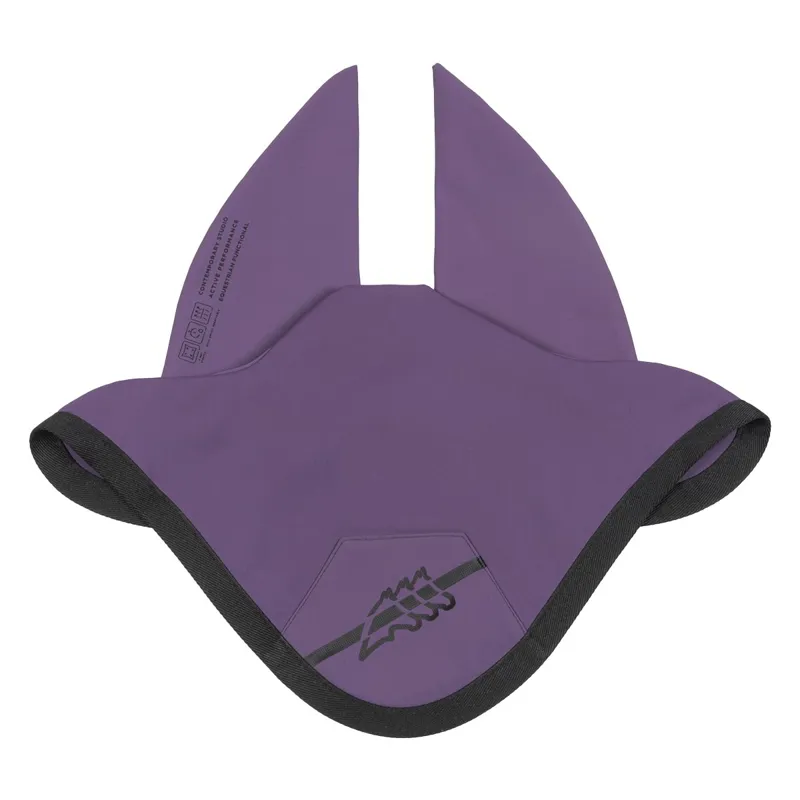 Equiline Cumirc Ear Bonnet - Patrician Purple