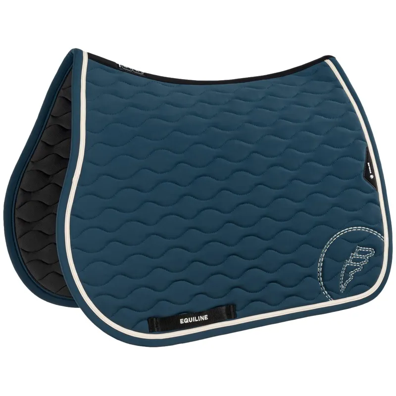 Equiline Eonda Jump Saddle Pad - Legion Blue