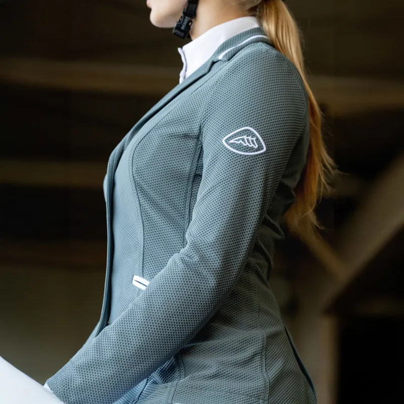 Equiline Eqcigiac Women's Mesh Show Jacket - Forest-9