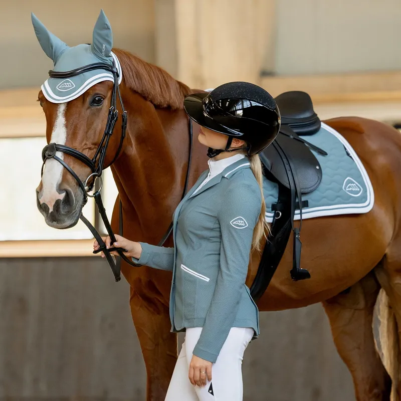 Equiline Eqcigiac Women's Mesh Show Jacket - Forest-5