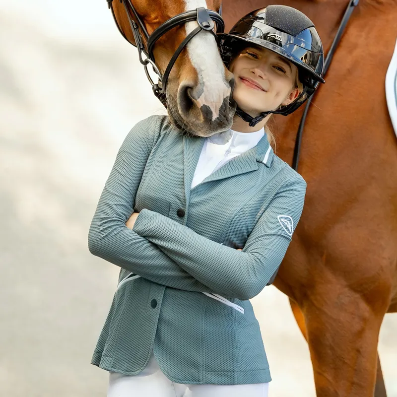 Equiline Eqcigiac Women's Mesh Show Jacket - Forest-12