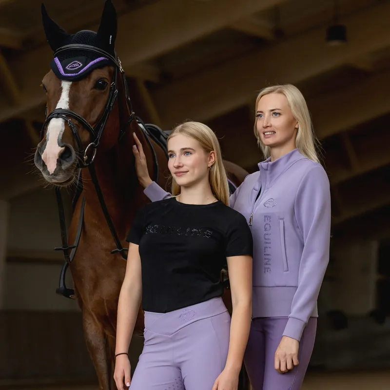 Equiline Eqglempa Full Zip Sweatshirt - Mauve-8