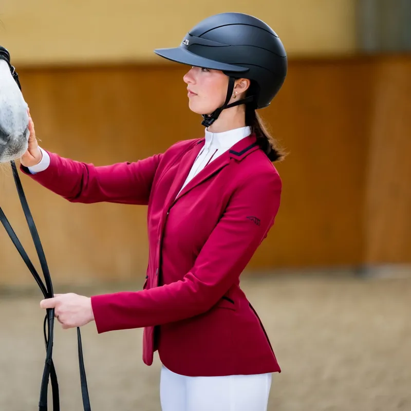 Equiline Eqcat Womens Show Coat - Alpine Plum Pre-Order-1