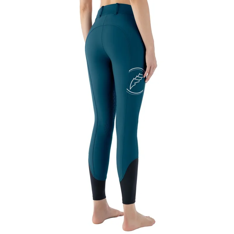 Equiline Eufrekh Knee Grip Women's High Waist Breeches - Legion Blue