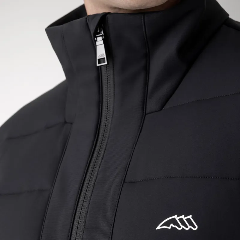 Equiline Exot Men's Airbag-Compatible Softshell Jacket - Black-1
