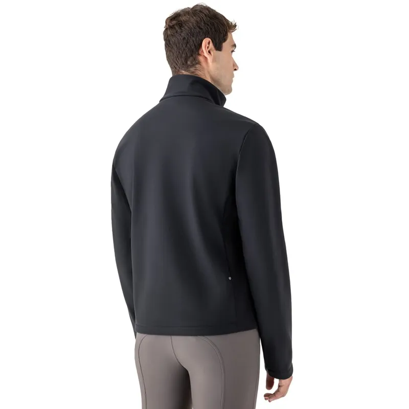 Equiline Exot Men's Airbag-Compatible Softshell Jacket - Black-3