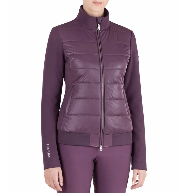 Equiline Gaston Womens Nylon Softshell Hybrid Jacket - Hortensia