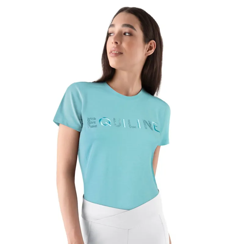 Equiline Gelig Short Sleeve Womens T-Shirt - Tibetan Stone