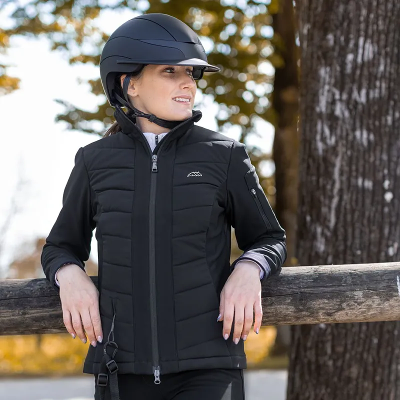 Equiline Entrec Women's Airbag-Compatible Softshell Jacket - Black-4